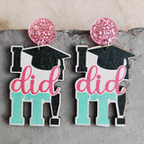 School Theme Wooden Dangle Earrings king-general-store-5710.myshopify.com