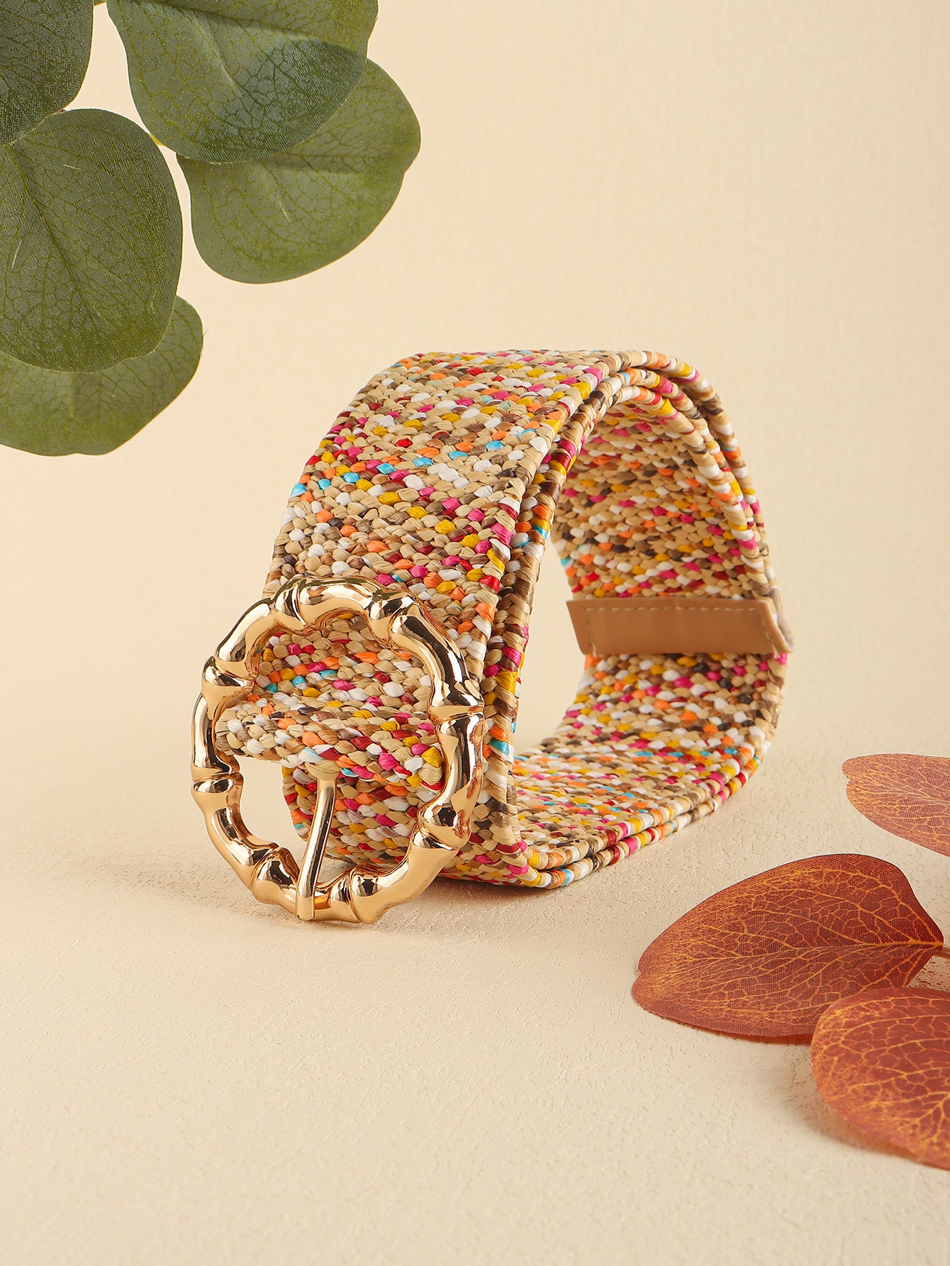 Multicolored Wide Belt king-general-store-5710.myshopify.com