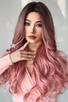 Fashion Wave Synthetic Long Wigs in Pink 26'' king-general-store-5710.myshopify.com