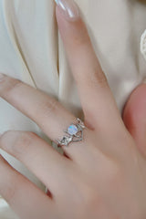 Moonstone Bat 925 Sterling Silver Ring king-general-store-5710.myshopify.com