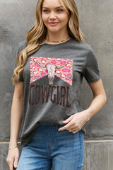 Simply Love Full Size COWGIRL Graphic Cotton Tee king-general-store-5710.myshopify.com