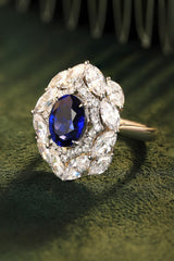 3 Carat Lab-Grown Sapphire Zircon Ring king-general-store-5710.myshopify.com