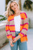 Ribbed Striped Open Front Long Sleeve Cardigan king-general-store-5710.myshopify.com