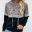 Leopard Color Block Long Sleeve Drawstring Hoodie king-general-store-5710.myshopify.com