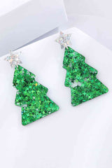 Christmas Tree Acrylic Earrings king-general-store-5710.myshopify.com