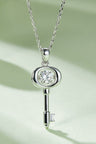 Moissanite Key Pendant Necklace king-general-store-5710.myshopify.com