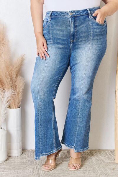 RISEN Full Size High Rise Ankle Flare Jeans king-general-store-5710.myshopify.com