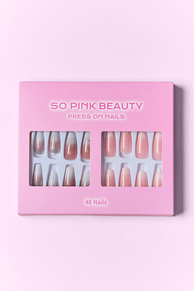 SO PINK BEAUTY Press On Nails 2 Packs king-general-store-5710.myshopify.com