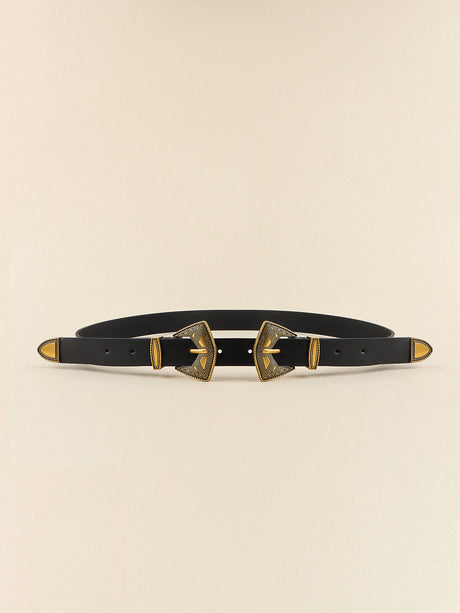 Double Buckle PU Leather Belt king-general-store-5710.myshopify.com