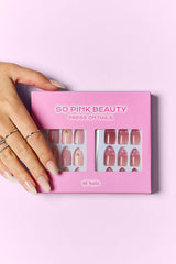 SO PINK BEAUTY Press On Nails 2 Packs king-general-store-5710.myshopify.com