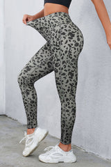 Leopard Print Wide Waistband Leggings king-general-store-5710.myshopify.com