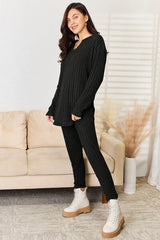 Basic Bae Full Size Notched Long Sleeve Top and Pants Set king-general-store-5710.myshopify.com