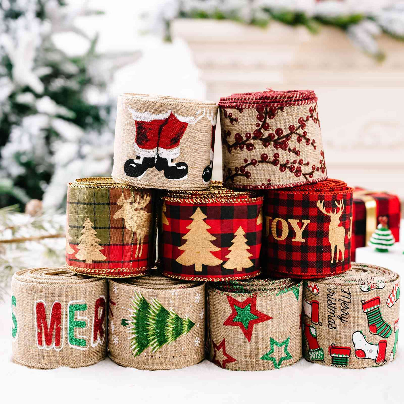 Christmas Polyester Ribbon king-general-store-5710.myshopify.com