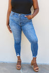 Kancan Lindsay Full Size Raw Hem High Rise Skinny Jeans king-general-store-5710.myshopify.com