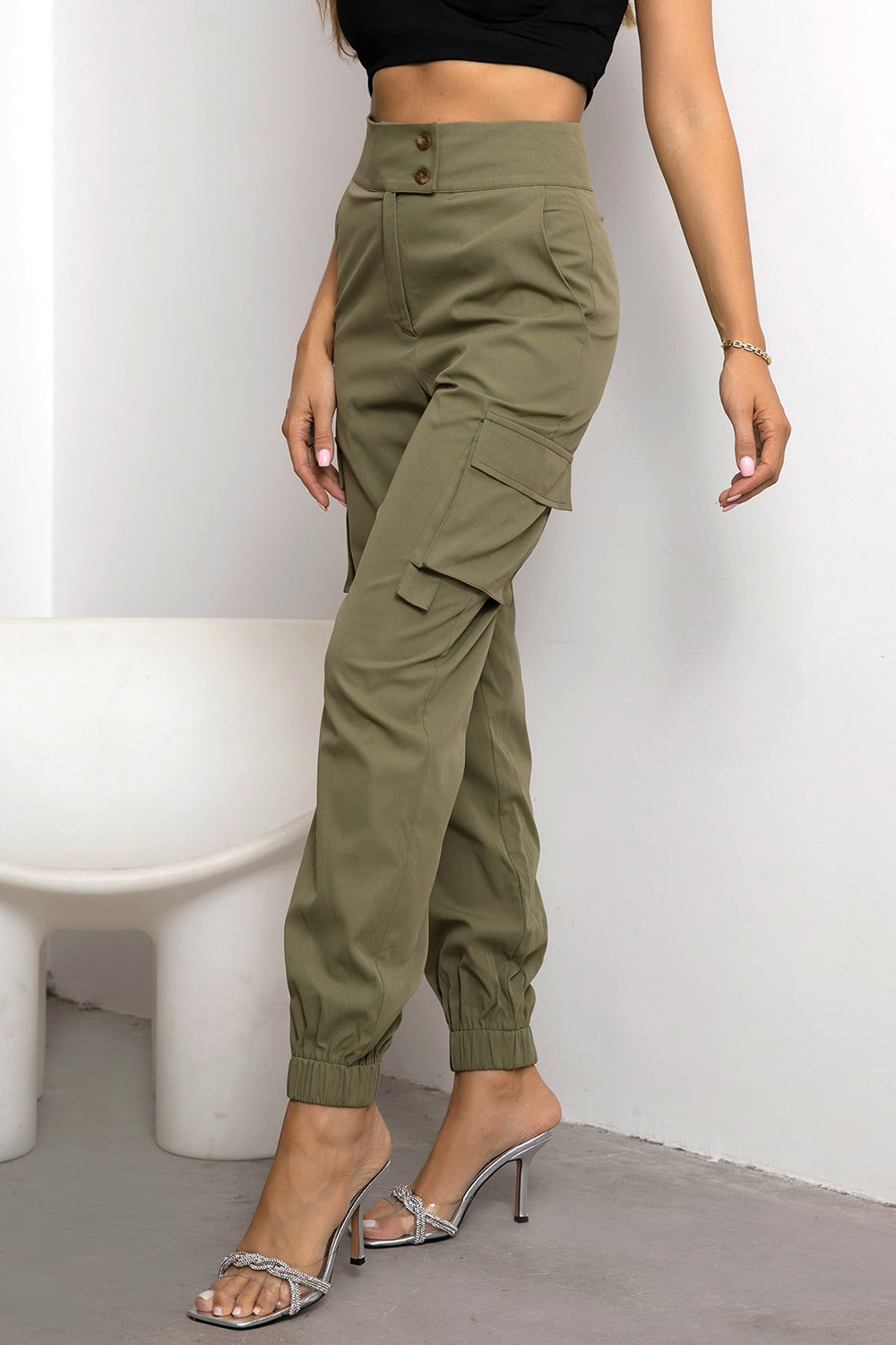 High Waist Cargo Pants king-general-store-5710.myshopify.com