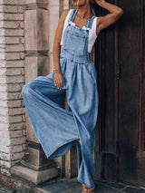 Wide Leg Denim Overalls king-general-store-5710.myshopify.com