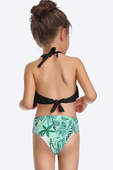 Printed Halter Neck Fringed Two-Piece Swim Set king-general-store-5710.myshopify.com