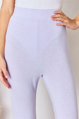 RISEN Full Size High Waist Ultra Soft Knit Flare Pants king-general-store-5710.myshopify.com