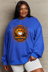 Simply Love Full Size HAPPY HALLOWEEN Graphic Sweatshirt king-general-store-5710.myshopify.com