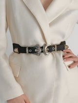 Double Buckle PU Leather Belt king-general-store-5710.myshopify.com