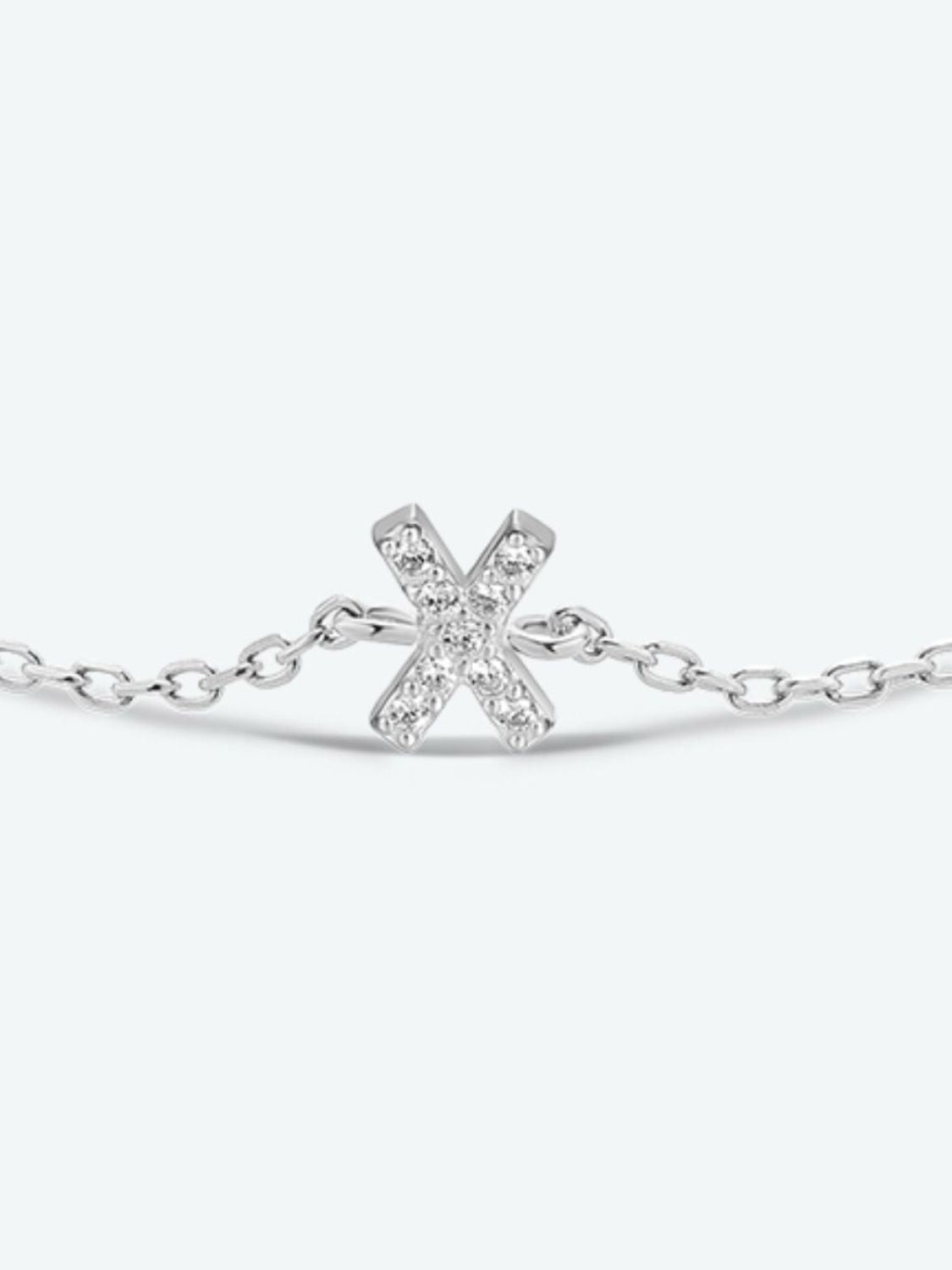 V To Z Zircon 925 Sterling Silver Bracelet king-general-store-5710.myshopify.com