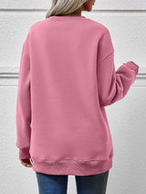 Round Neck Long Sleeve Sweatshirt king-general-store-5710.myshopify.com