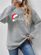 BELIEVE Graphic Long Sleeve Sweatshirt king-general-store-5710.myshopify.com