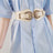 Shell Double Buckle Elastic Wide Belt king-general-store-5710.myshopify.com