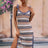 Striped Tie Shoulder Split Cover Up Dress king-general-store-5710.myshopify.com