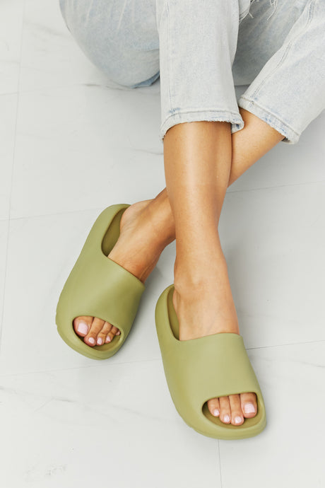 NOOK JOI In My Comfort Zone Slides in Green king-general-store-5710.myshopify.com