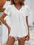 Ruche V-Neck Petal Sleeve Top king-general-store-5710.myshopify.com