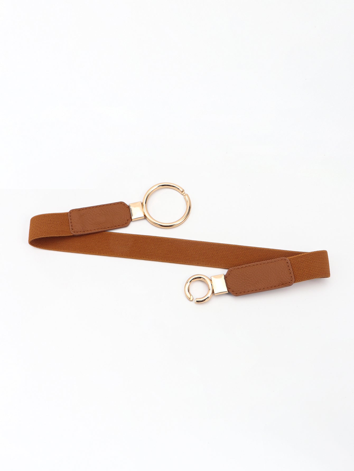 Double Ring Buckle Elastic PU Belt king-general-store-5710.myshopify.com