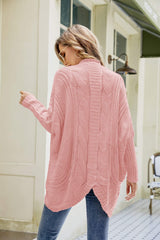 Mixed Knit Open Front Dolman Sleeve Cardigan king-general-store-5710.myshopify.com