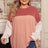 Plus Size Color Block Long Sleeve Top king-general-store-5710.myshopify.com