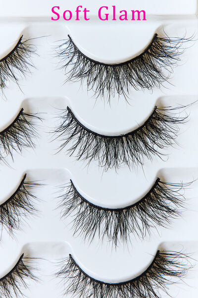 SO PINK BEAUTY Mink Eyelashes 5 Pairs king-general-store-5710.myshopify.com