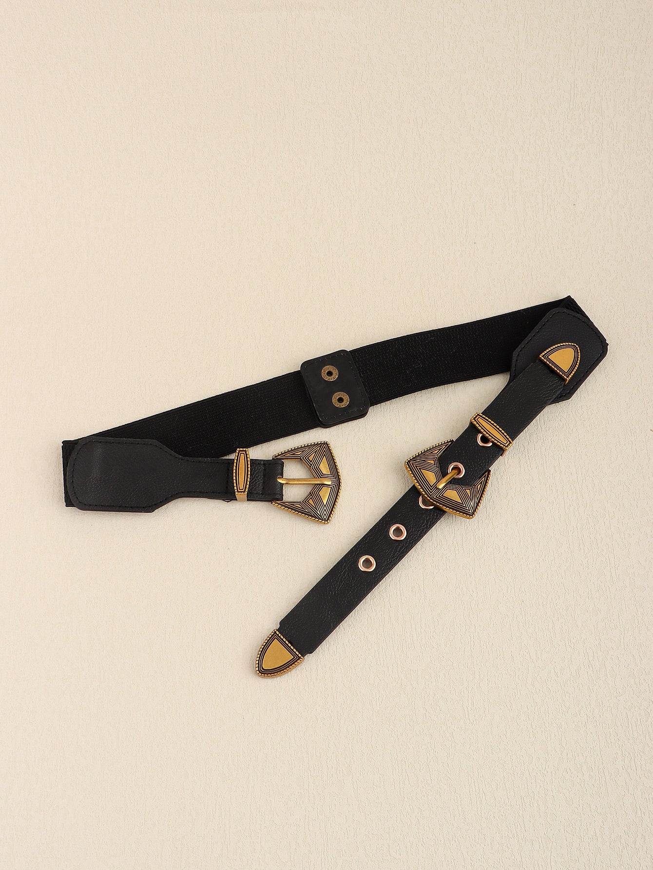 Double Buckle PU Leather Belt king-general-store-5710.myshopify.com