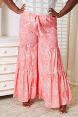 Double Take Floral Tiered Wide Leg Pants king-general-store-5710.myshopify.com