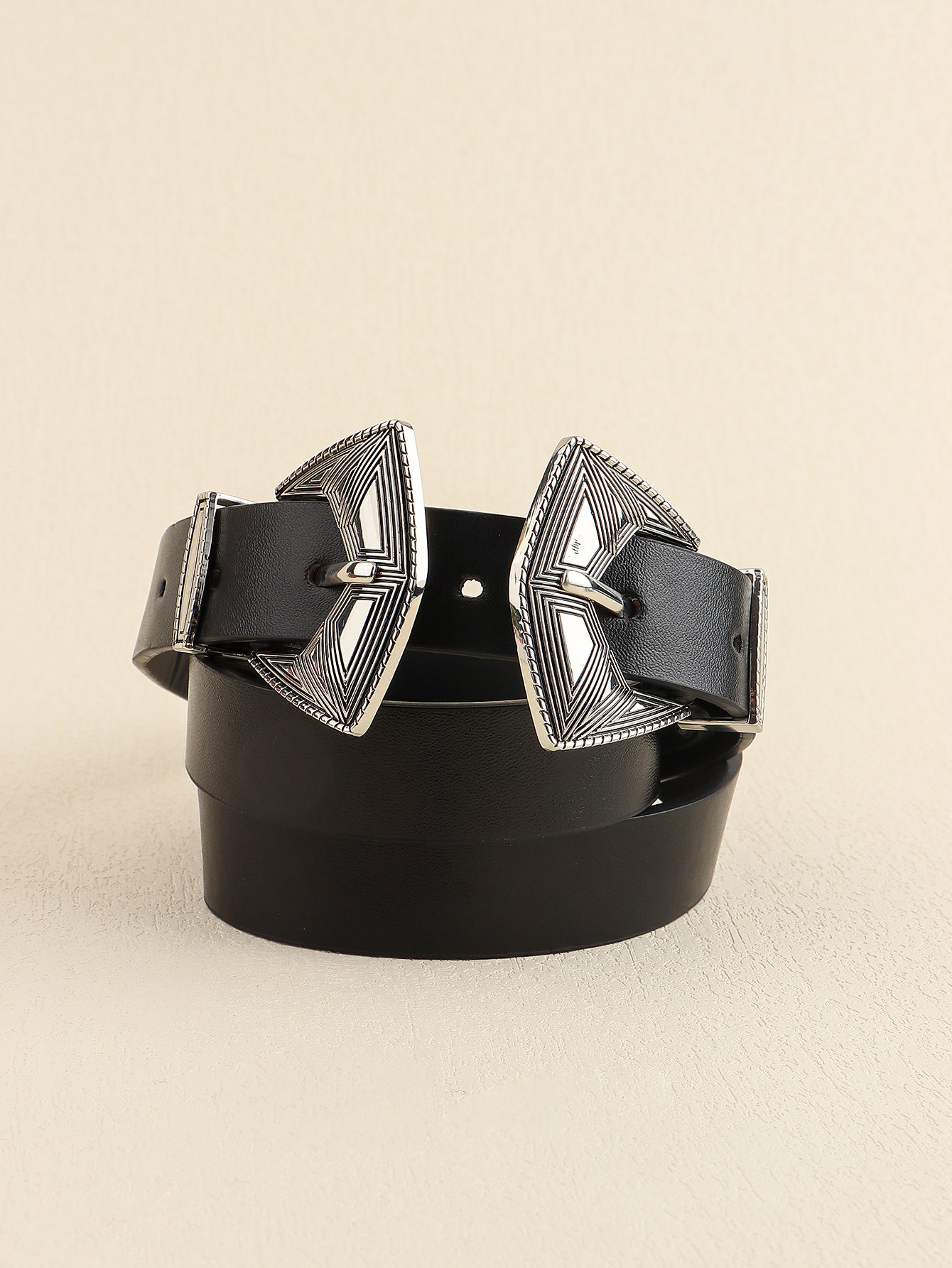 Double Buckle PU Leather Belt king-general-store-5710.myshopify.com