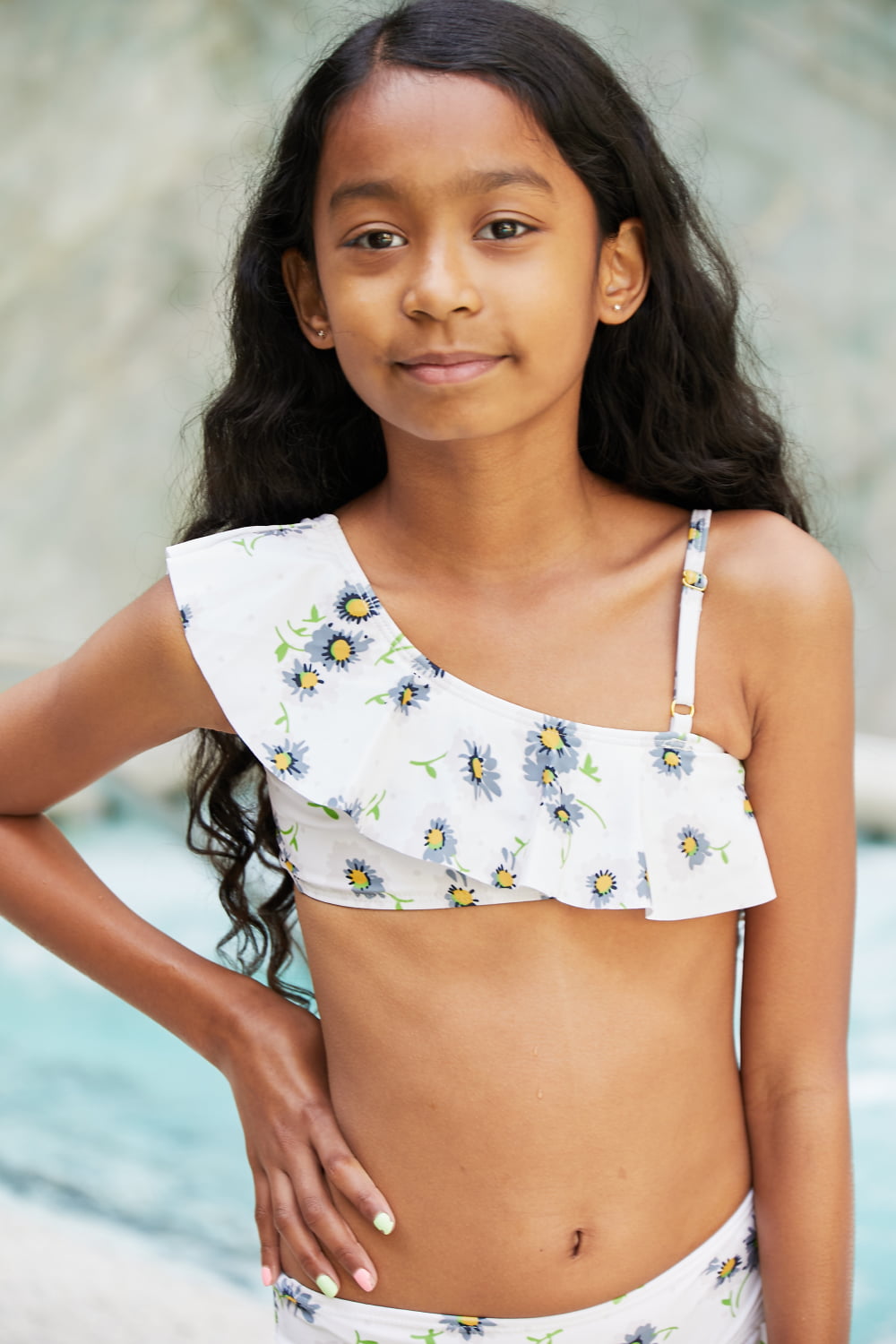 Marina West Swim Float On Asymmetric Neck Two-Piece Set in Daisy Cream king-general-store-5710.myshopify.com