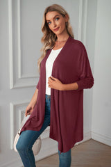 Open Front Long Sleeve Cardigan king-general-store-5710.myshopify.com