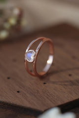 Moonstone Heart 925 Sterling Silver Ring king-general-store-5710.myshopify.com