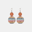 Round Shape Wooden Dangle Earrings king-general-store-5710.myshopify.com