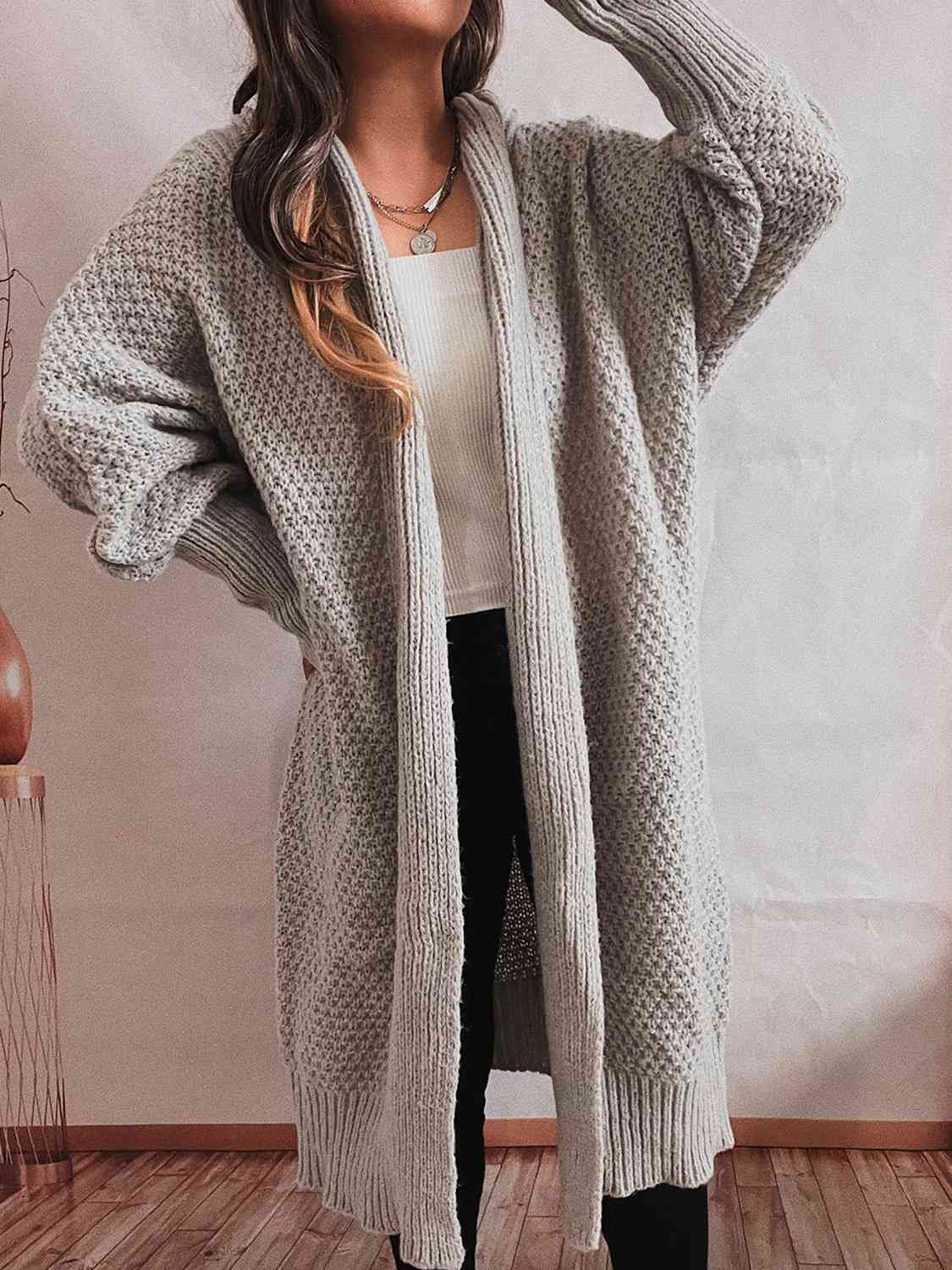 Open Front Longline Cardigan king-general-store-5710.myshopify.com