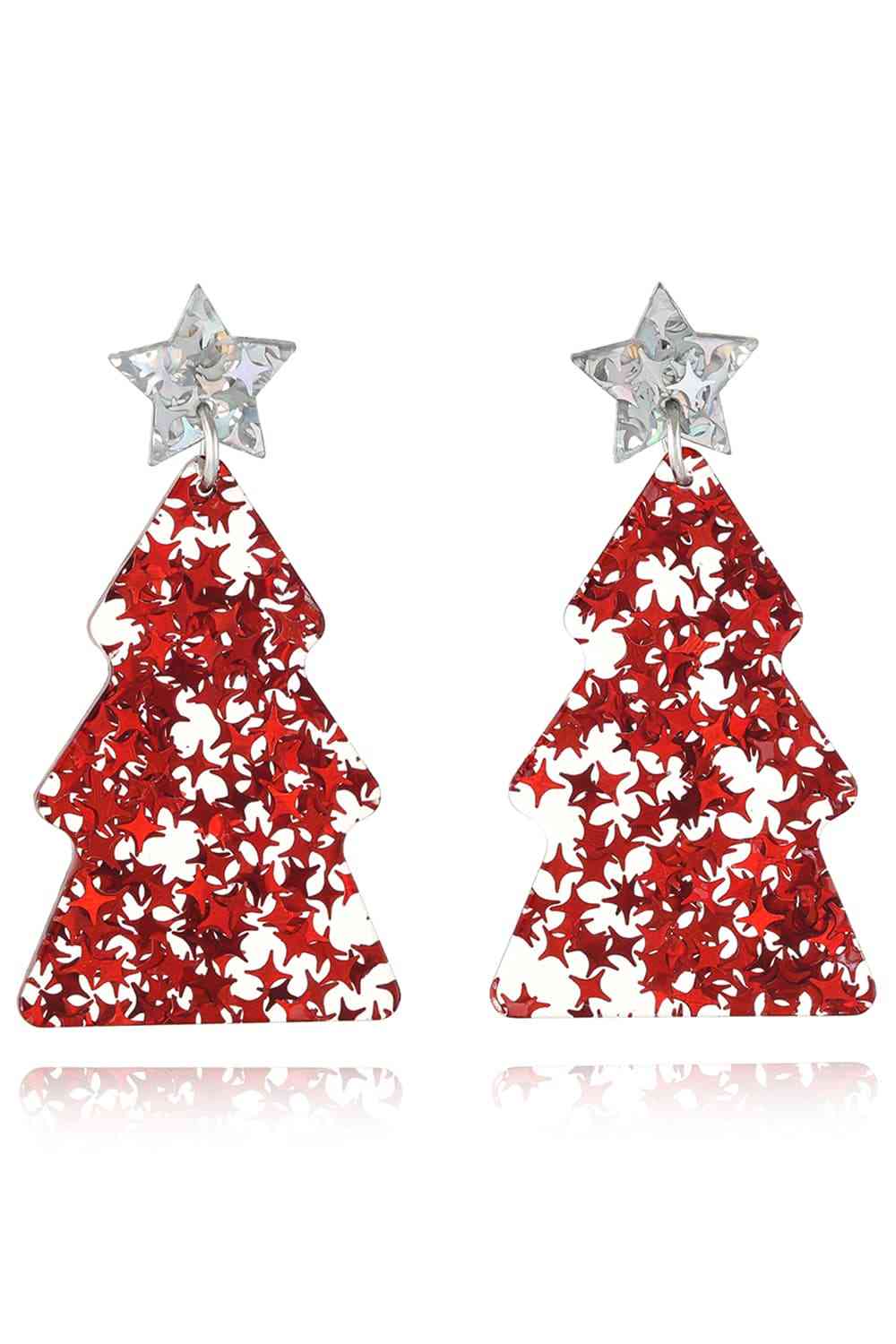 Christmas Tree Acrylic Earrings king-general-store-5710.myshopify.com