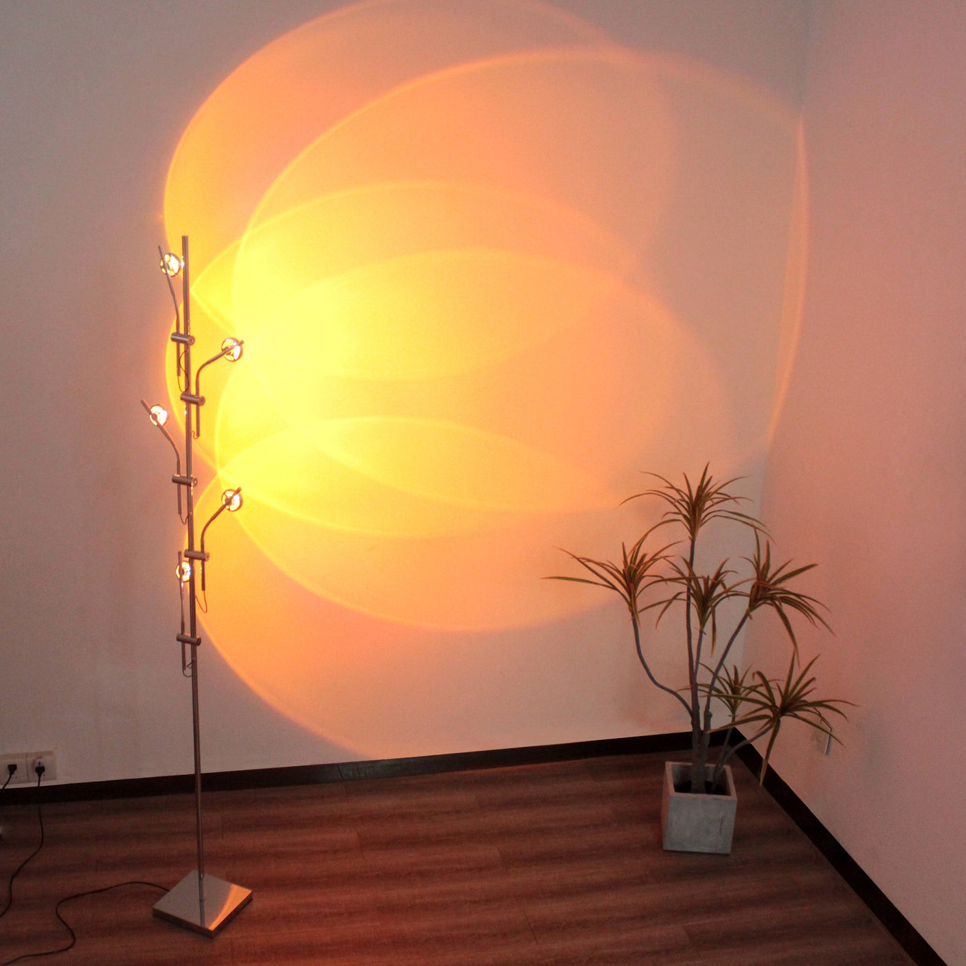 5-Head Projector Floor Lamp, Home Office Decor